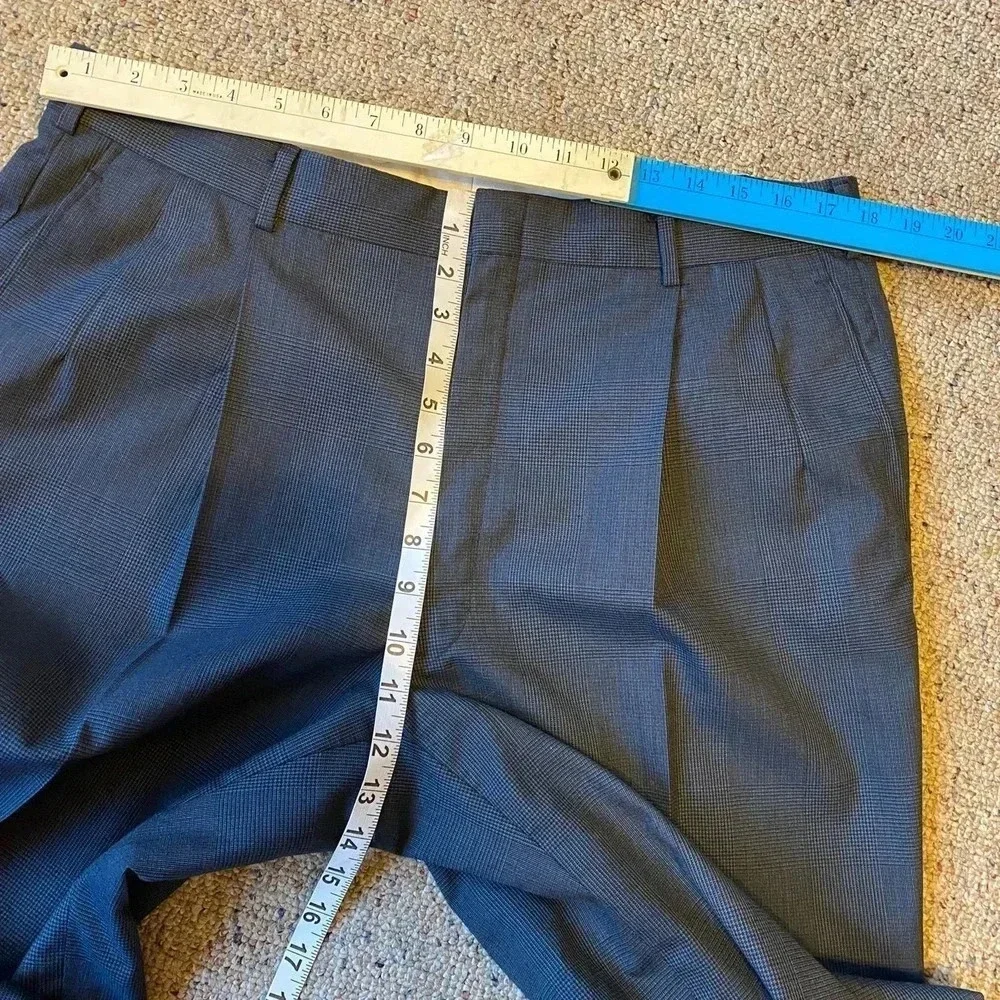 Colours By Alexander Julian Virgin Wool Men Matching Suit Blazer Pants Size 44R